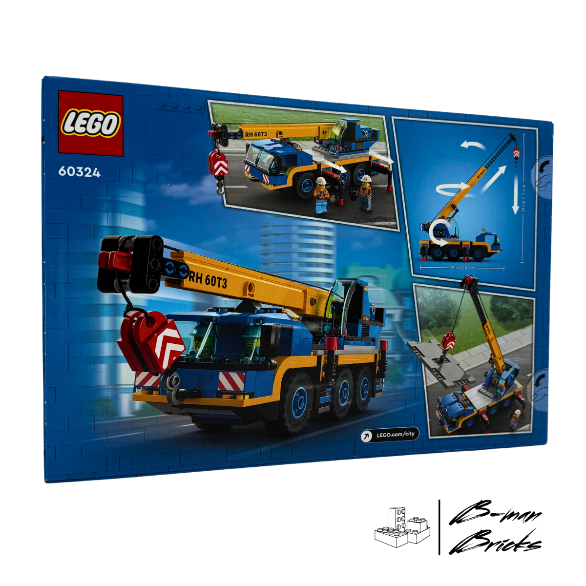 60324 | LEGO® City Geländekran – Baustellen-Action für kleine Kranführer