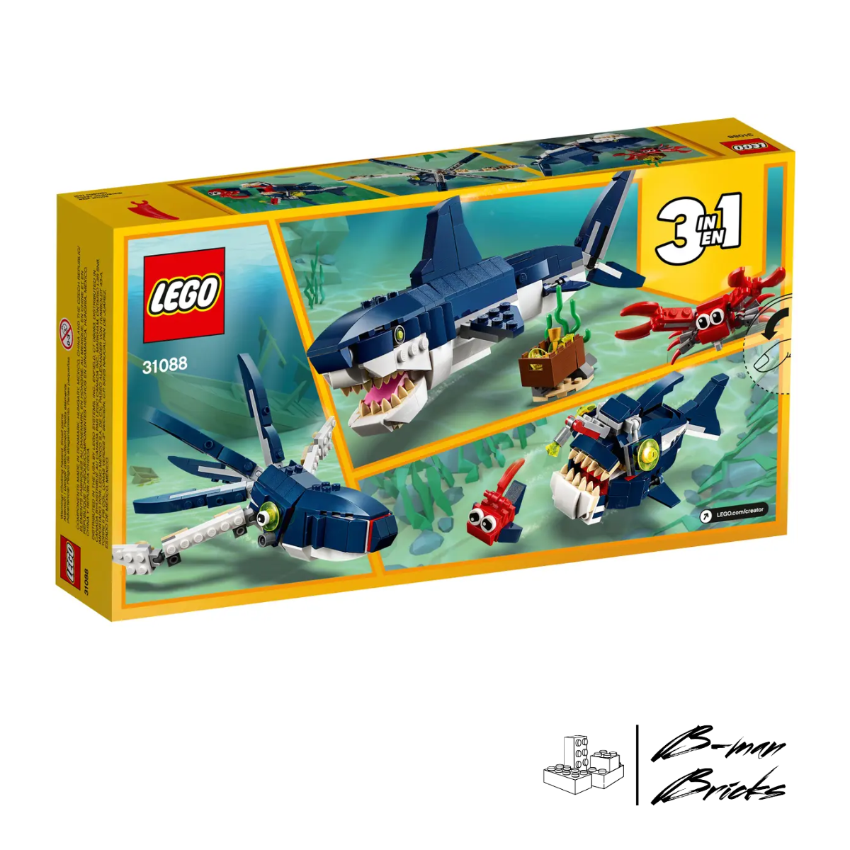 31088 | LEGO® Creator 3-in-1 Tiefsee Kreaturen.