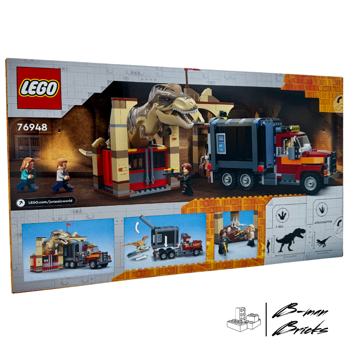 76948 | LEGO® Jurassic World - T. Rex & Atrociraptor: Dinosaurier-Ausbruch