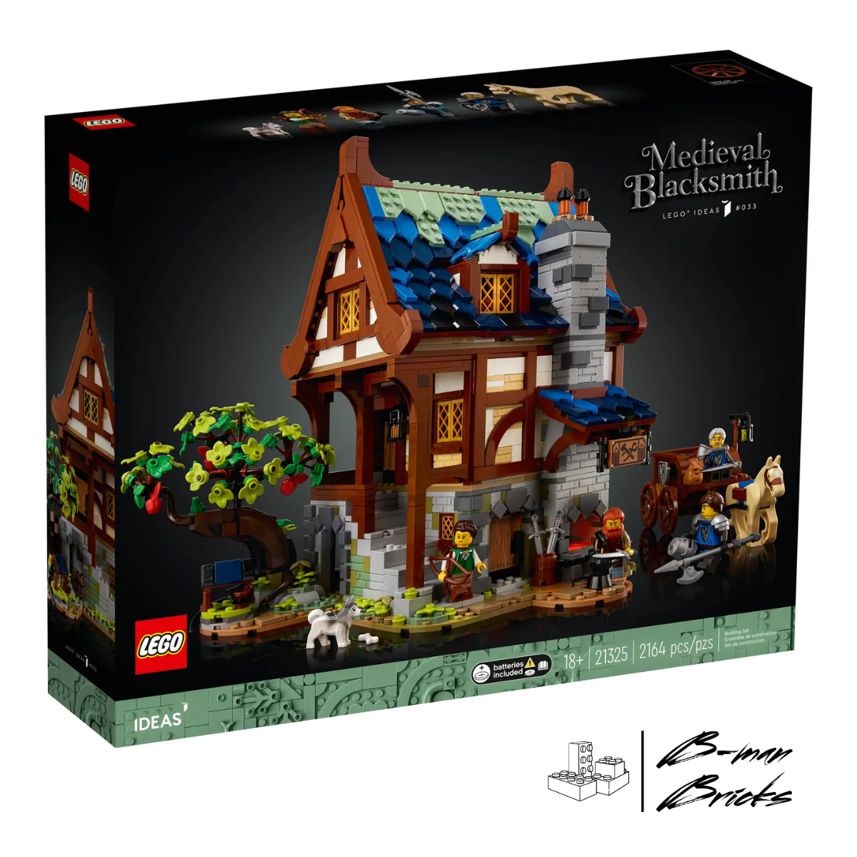 21325 | LEGO®  Ideas "Die mittelalterliche Schmiede"