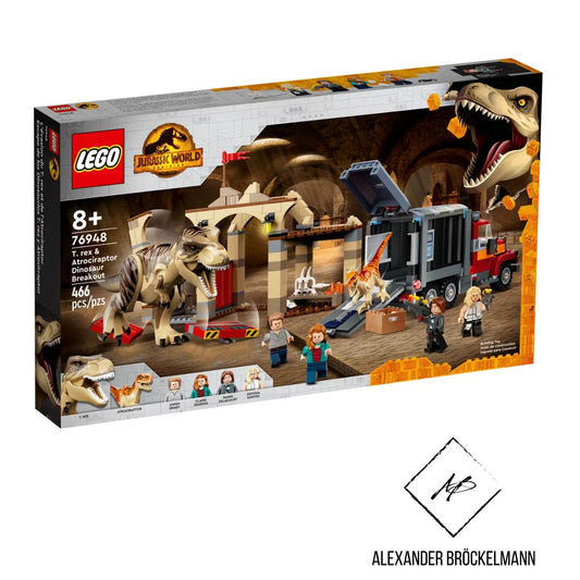 76948 | LEGO® Jurassic World - T. Rex & Atrociraptor: Dinosaurier-Ausbruch