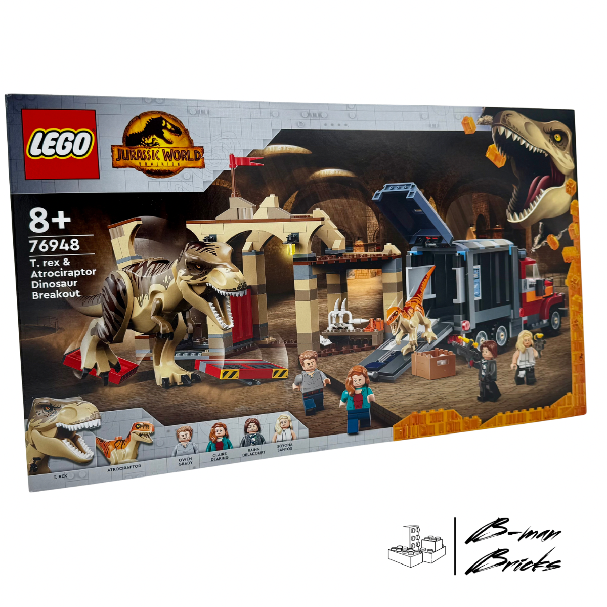 76948 | LEGO® Jurassic World - T. Rex & Atrociraptor: Dinosaurier-Ausbruch