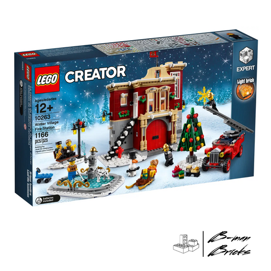 LEGO® 10263 Winterliche Feuerwehrstation mit Schnee und Weihnachtsbaum