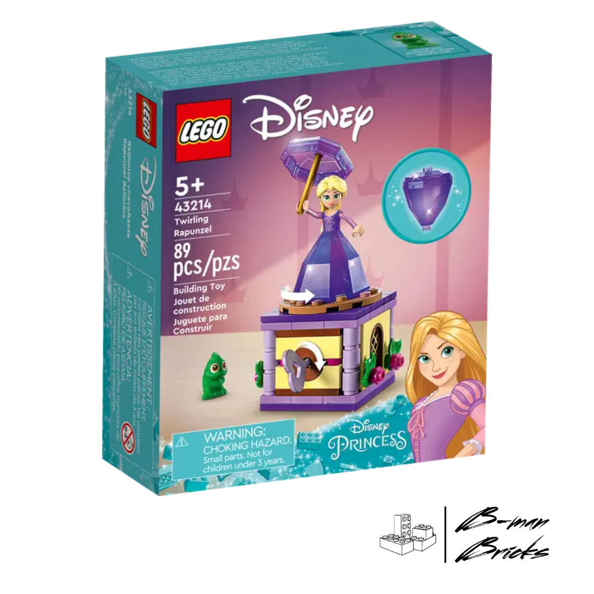 LEGO® 43214 Disney Rapunzel-Spieluhr – detailreiches Bau-Set