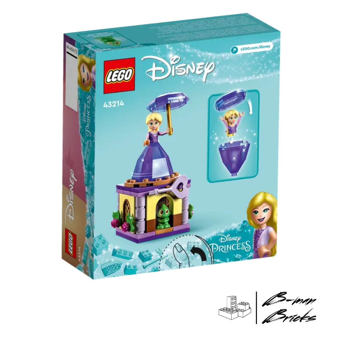 LEGO® Disney Rapunzel-Spieluhr 43214 mit Drehmechanismus